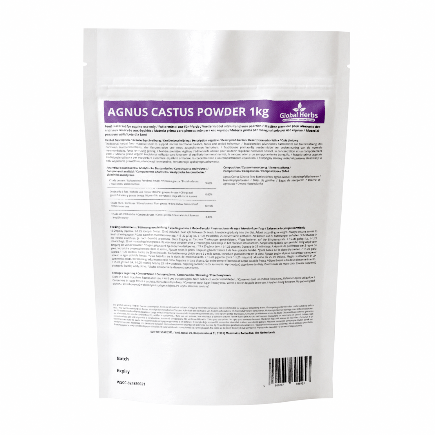 Agnus Castus Powder - Global Herbs