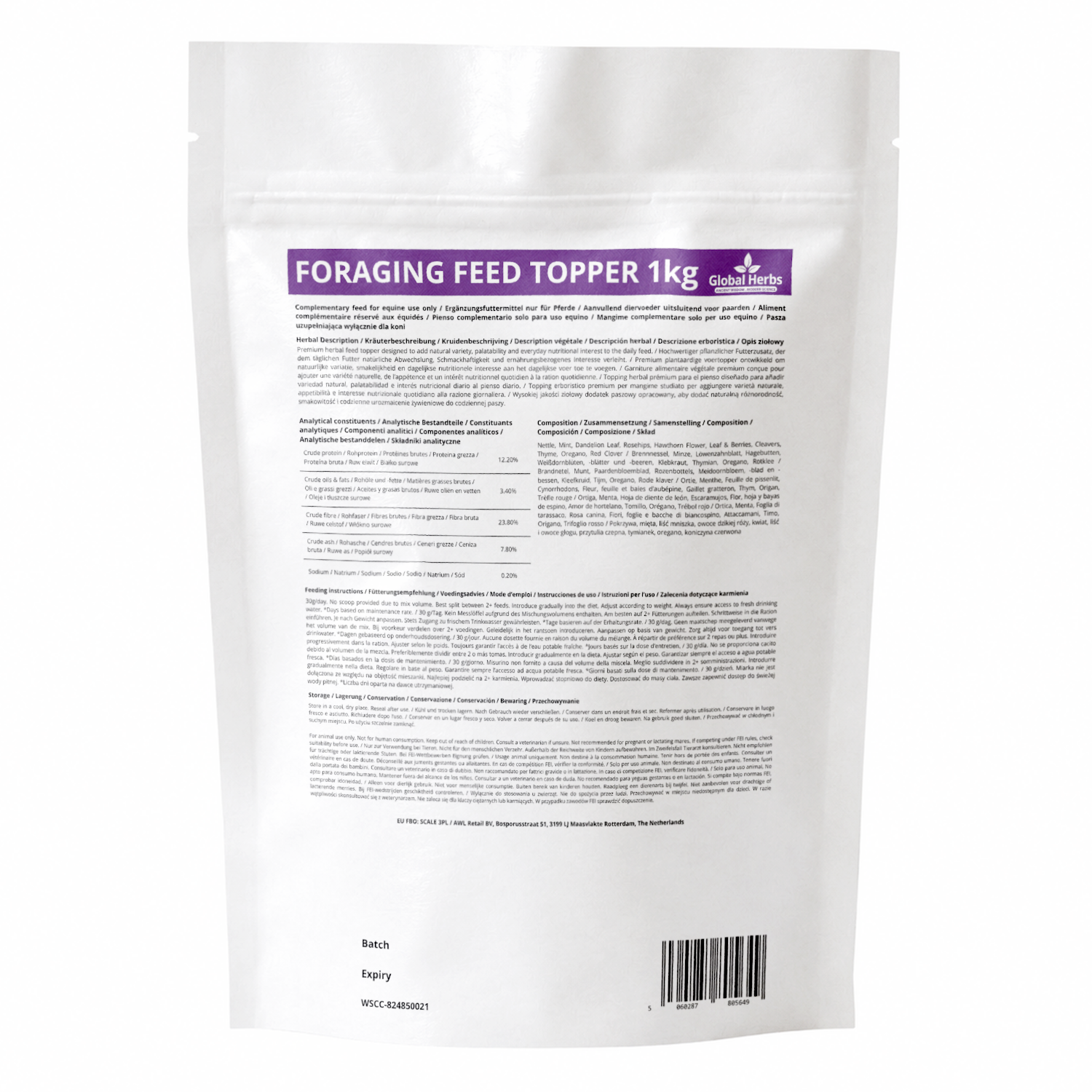 Foraging Feed Topper - Global Herbs