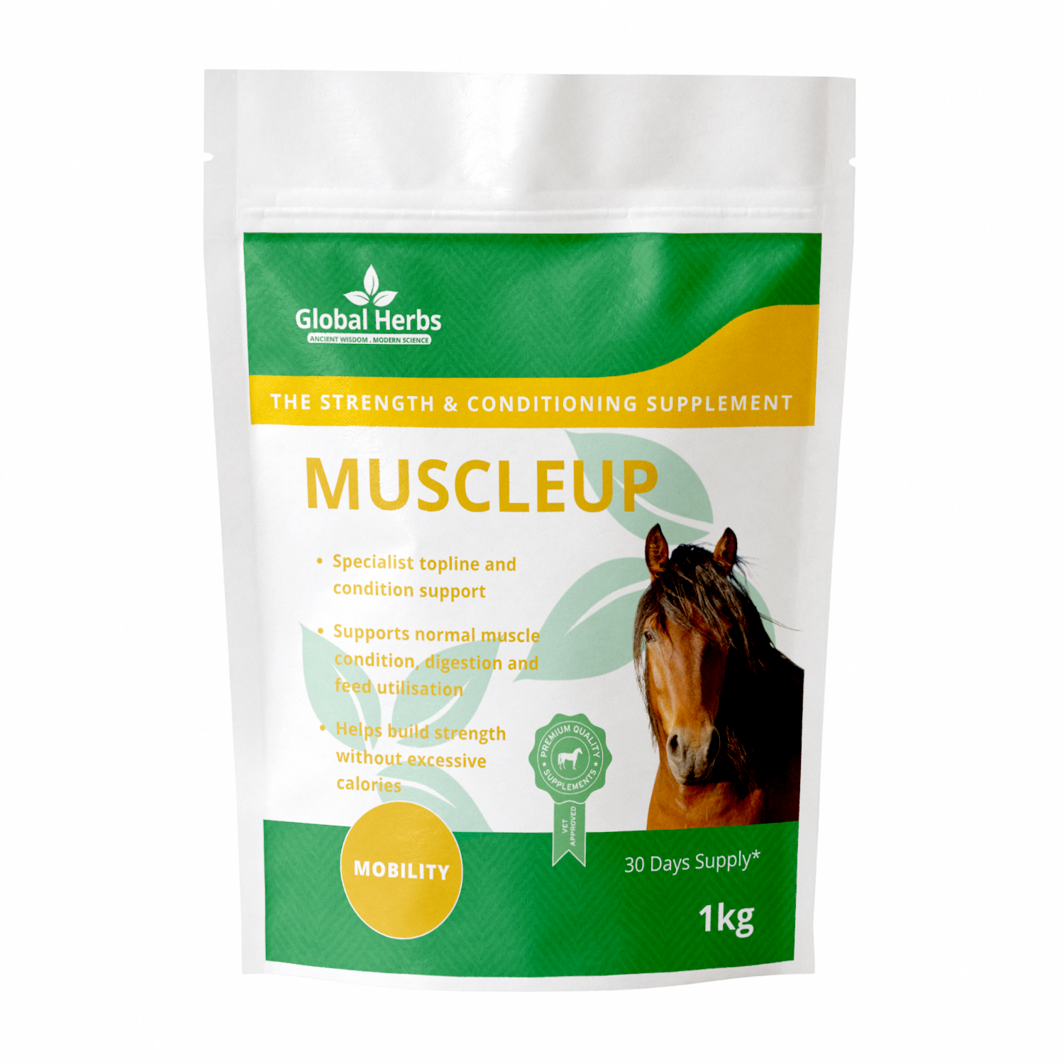 MuscleUp 1kg - Global Herbs