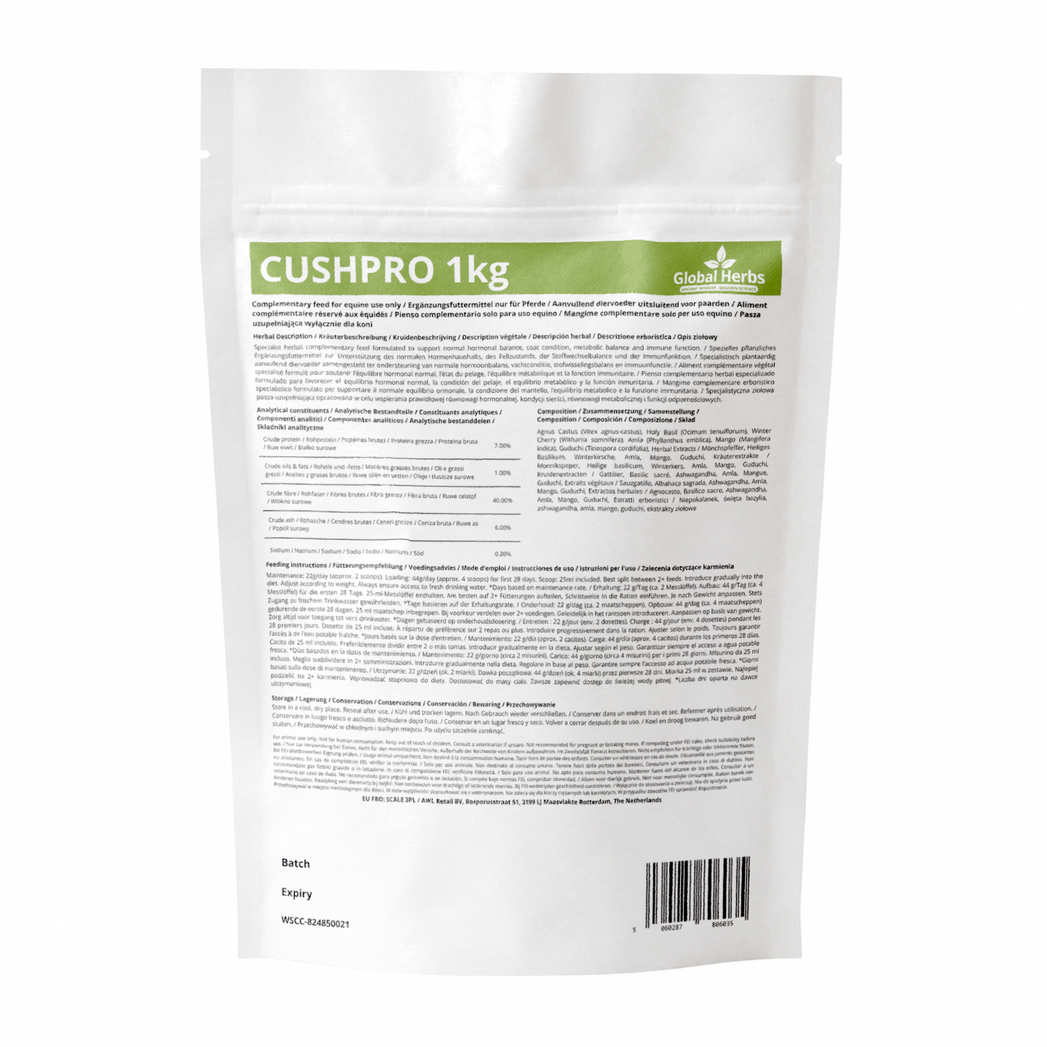 Cush Pro 1kg - Global Herbs
