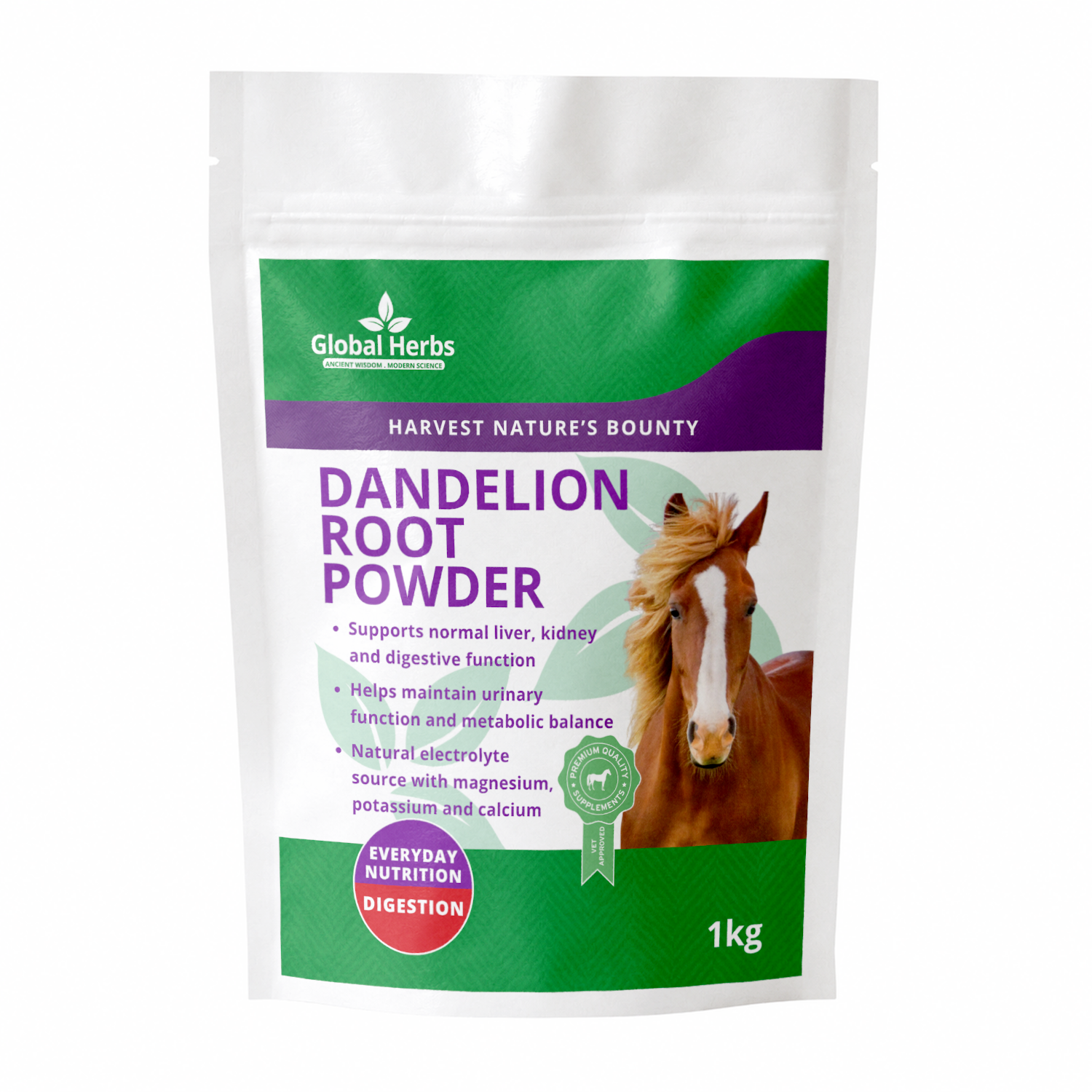 Dandelion Root Powder 1KG - Global Herbs