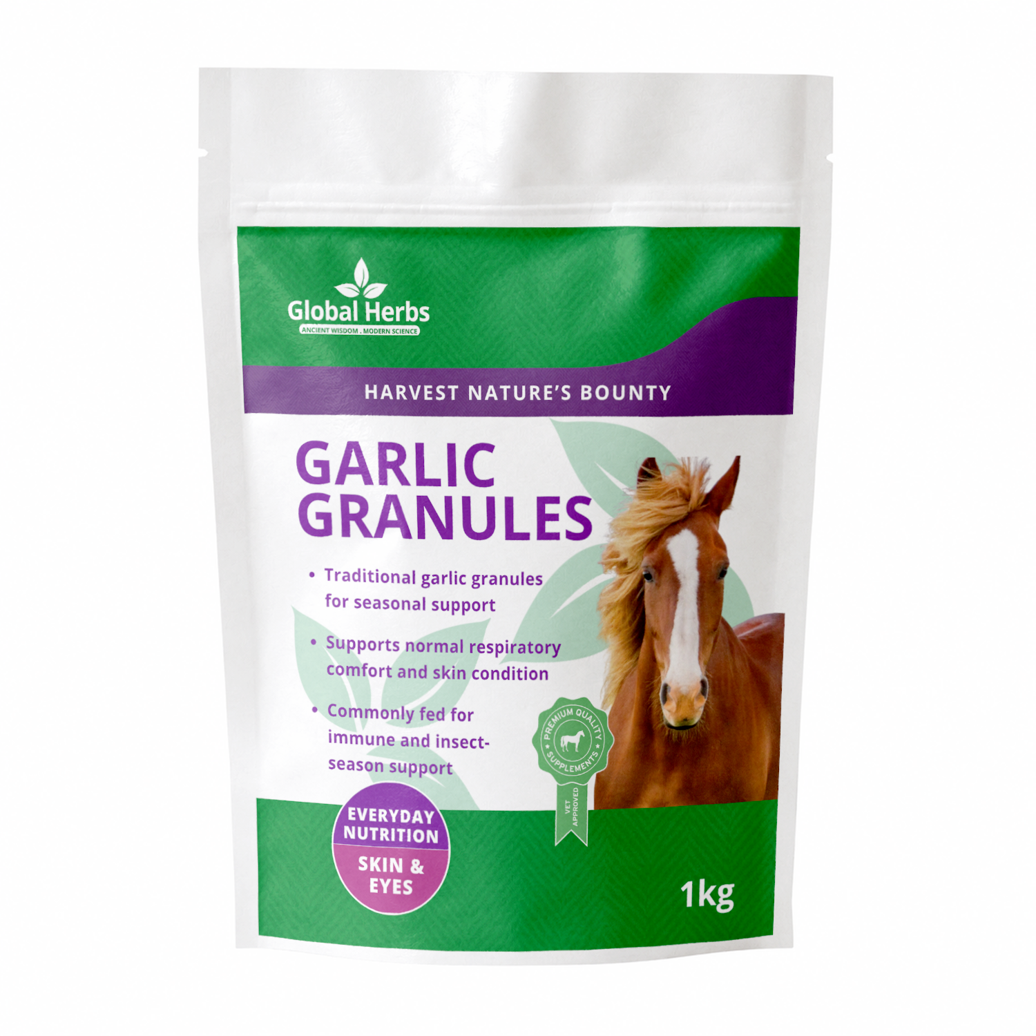Garlic Granules 1kg - Global Herbs