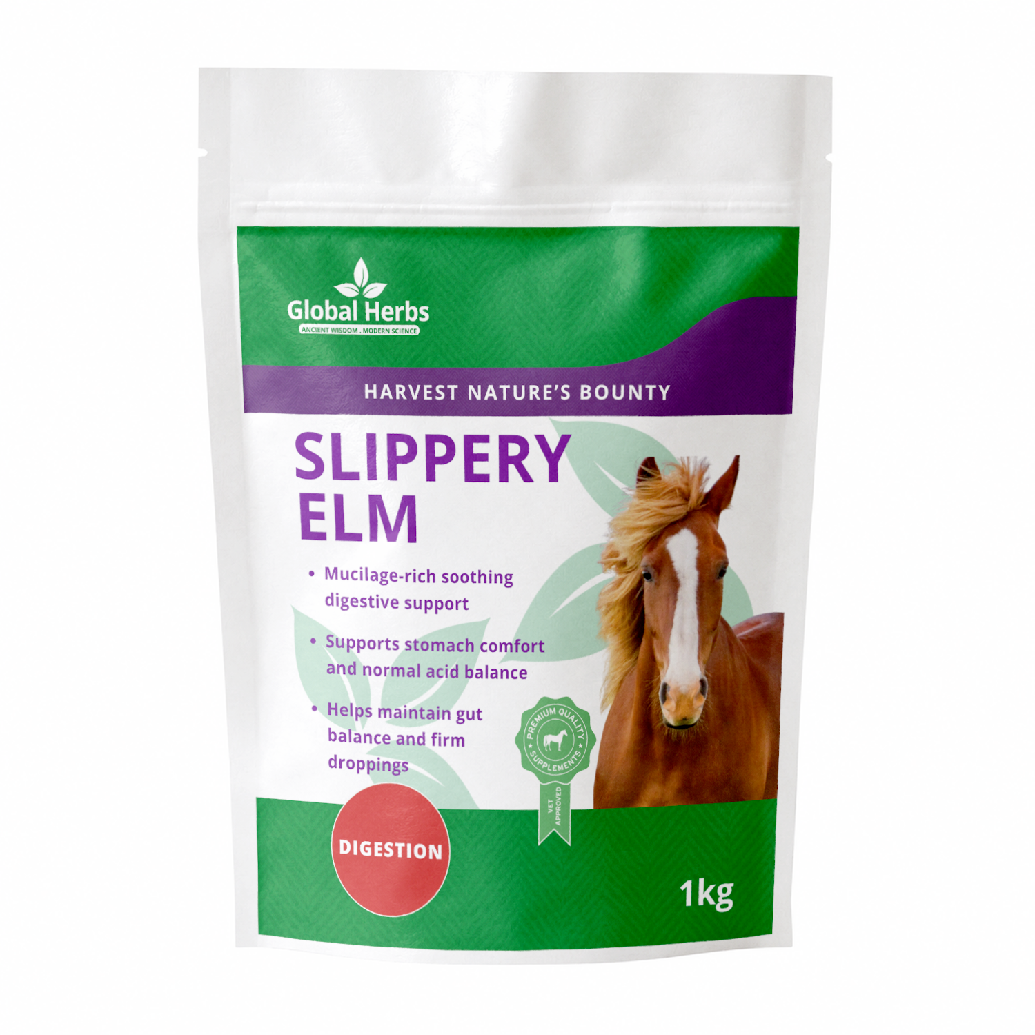 Slippery Elm Powder - Global Herbs